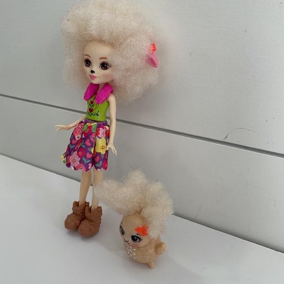 Lamb Girl and Pet Lamb Dolls - Picture 6 of 7